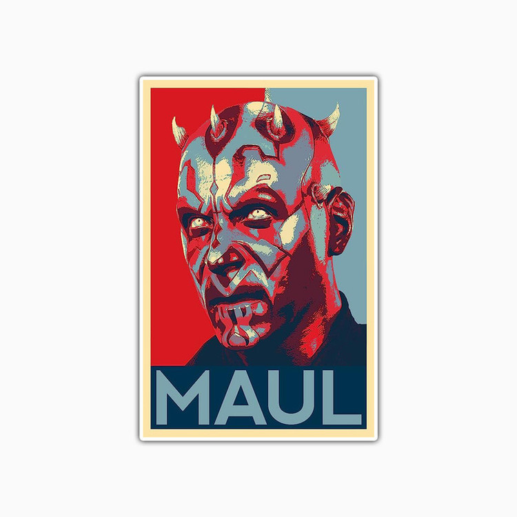 استیکر لپ تاپ و موبایل بووم طرح فیلم مدل Darth Maul کد TA2