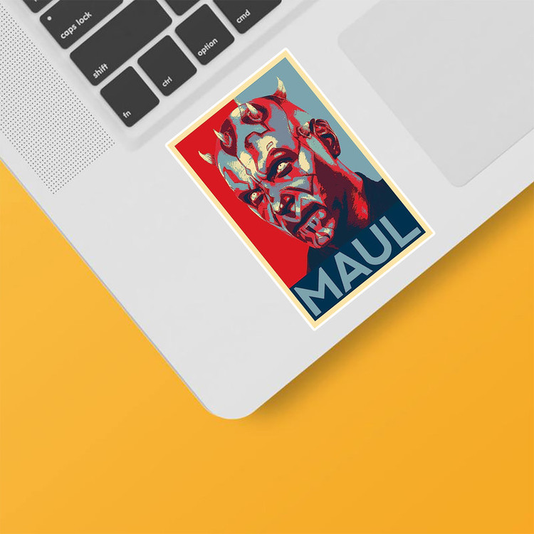 استیکر لپ تاپ و موبایل بووم طرح فیلم مدل Darth Maul کد TA2