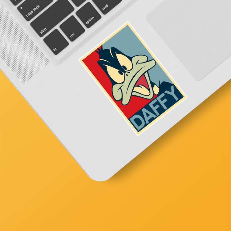 استیکر لپ تاپ و موبایل بووم طرح کارتونی مدل Daffy کد TA18