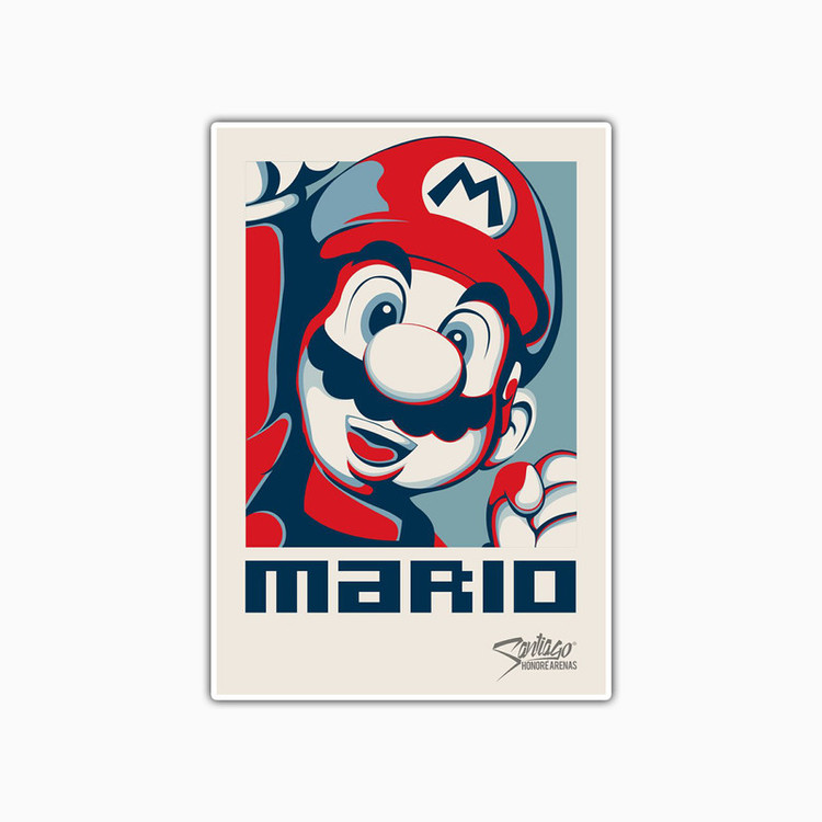 استیکر لپ تاپ و موبایل بووم طرح بازی قارچ خور مدل ماریو کد TA13