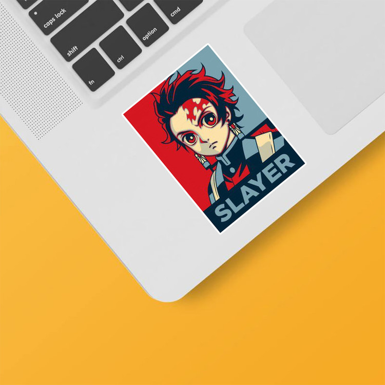 استیکر لپ تاپ و موبایل بووم طرح Anime Demon Slayer مدل Tanjiro کد TA5