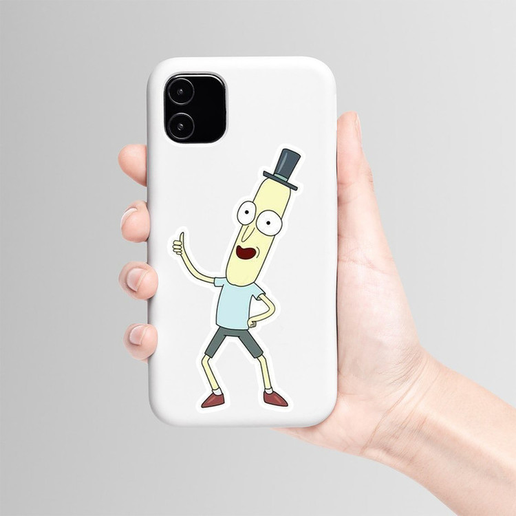 استیکر لپ تاپ و موبایل بووم طرح ریک و مورتی مدل Mr.poopybutthole کد ET45