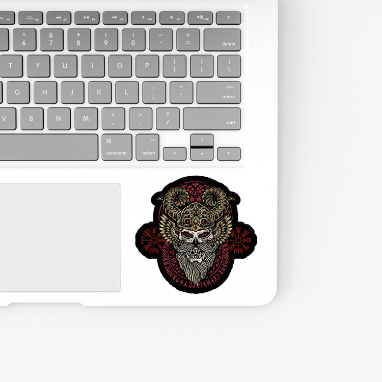 استیکر لپ تاپ و موبایل بووم طرح سریال Vikings مدل Pagan کد LB53
