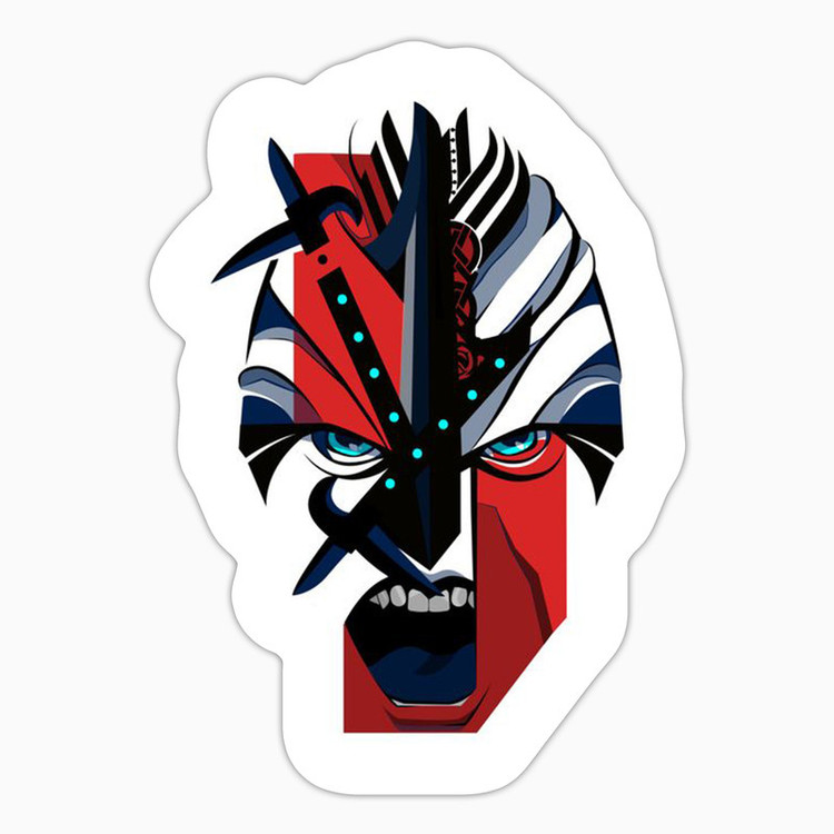 استیکر لپ تاپ و موبایل بووم طرح سریال Vikings مدل Ivar کد LB83