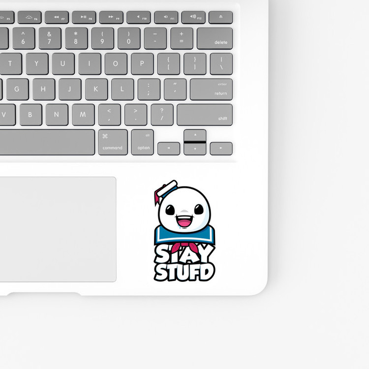 استیکر لپ تاپ و موبایل بووم طرح نوشته مدل Stay STUFD کد LA76