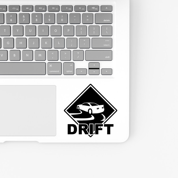 استیکر لپ تاپ و موبایل بووم طرح ماشین مدل Drift کد LA82