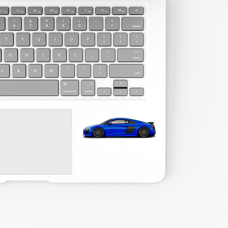 استیکر لپ تاپ و موبایل بووم طرح ماشین مدل Audi R8 کد LA93