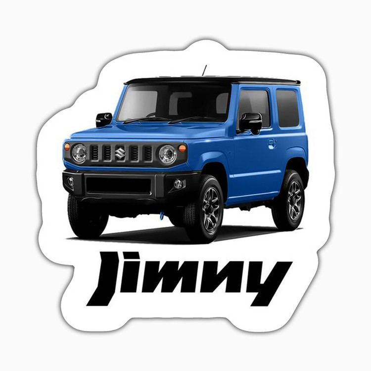 استیکر لپ تاپ و موبایل بووم طرح ماشین مدل Suzuki Jimny کد LA09