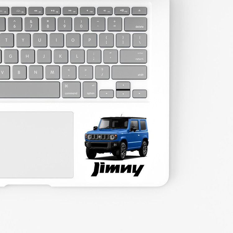 استیکر لپ تاپ و موبایل بووم طرح ماشین مدل Suzuki Jimny کد LA09