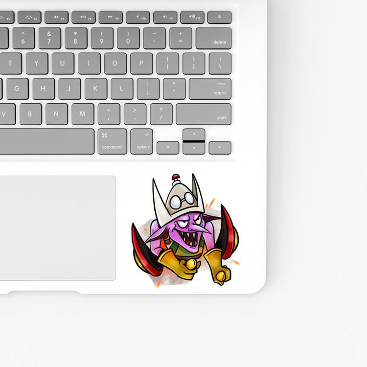 استیکر لپ تاپ و موبایل بووم طرح بازی Dota2 مدل Timbersaw کد LA18