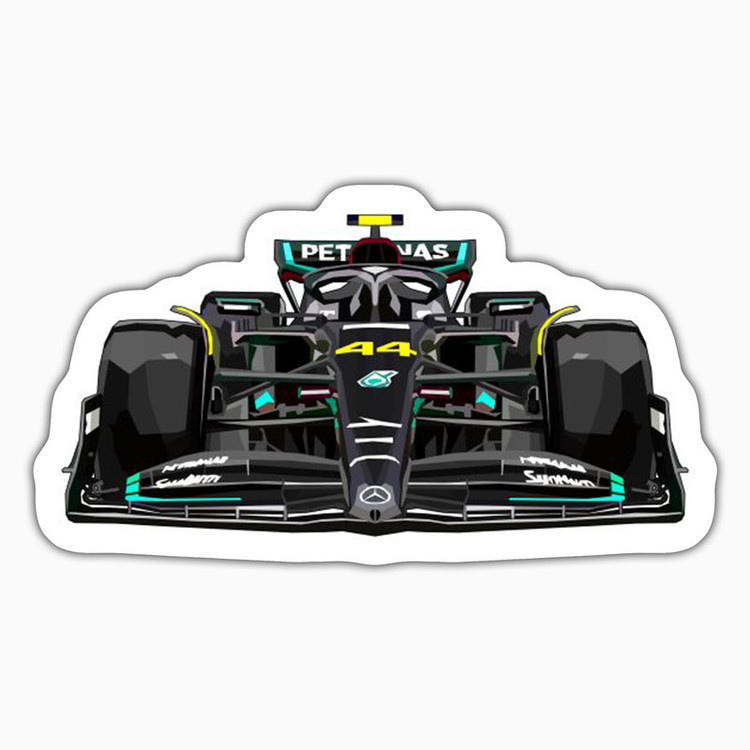 استیکر لپ تاپ و موبایل بووم طرح ماشین مدل F1 کد ZX036