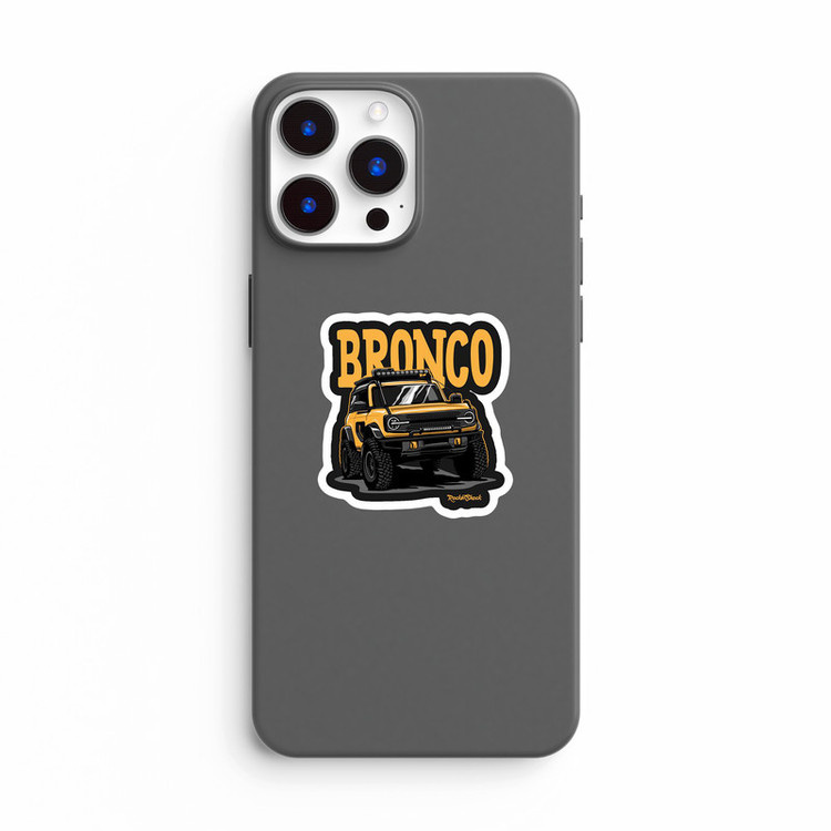 استیکر لپ تاپ و موبایل بووم طرح ماشین مدل Bronco کد ZX030