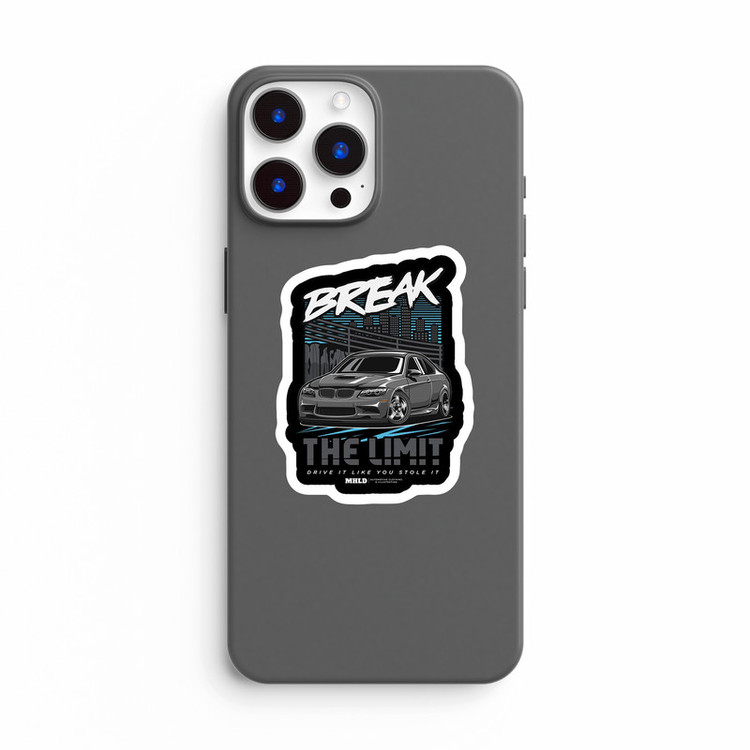 استیکر لپ تاپ و موبایل بووم طرح ماشین مدل BMW Break کد ZX008