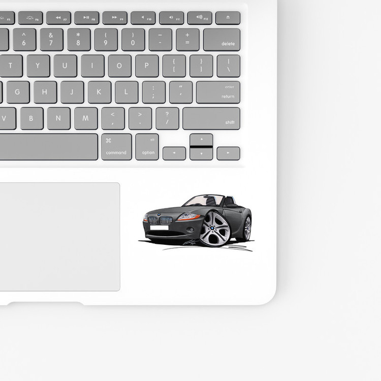 استیکر لپ تاپ و موبایل بووم طرح ماشین مدل BMW Z4 کد ZX022