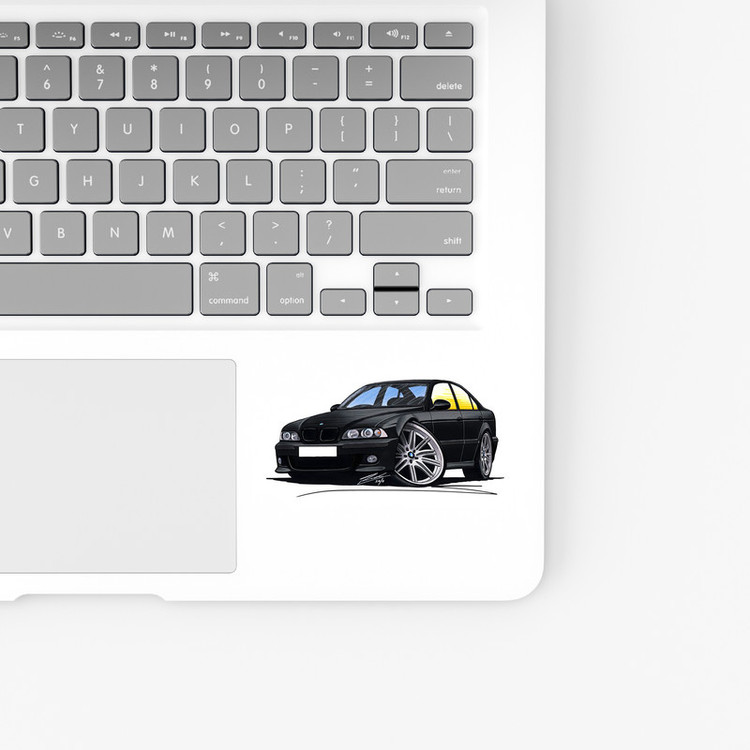 استیکر لپ تاپ و موبایل بووم طرح ماشین مدل BMW M5 کد ZX020