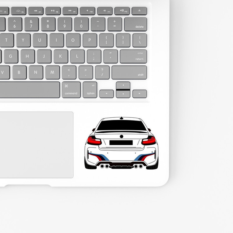 استیکر لپ تاپ و موبایل بووم طرح ماشین مدل BMW M3 کد ZX016