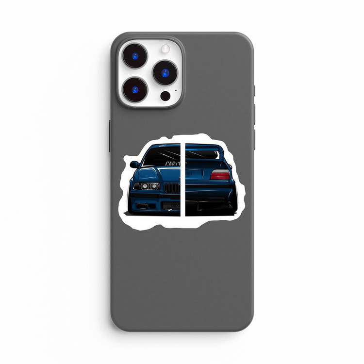 استیکر لپ تاپ و موبایل بووم طرح ماشین مدل BMW M3 کد ZX011