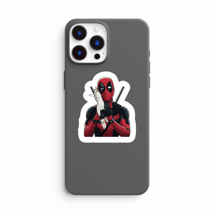 استیکر لپ تاپ و موبایل بووم طرح Marvel مدل Dead Pool کد ZX081