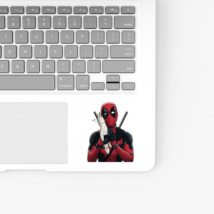 استیکر لپ تاپ و موبایل بووم طرح Marvel مدل Dead Pool کد ZX081
