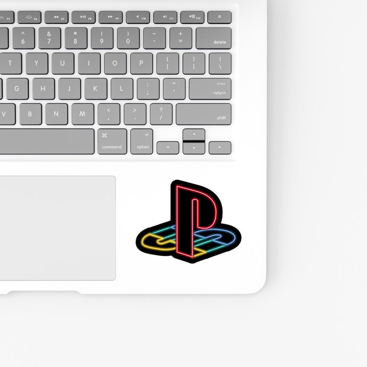 استیکر لپ تاپ و موبایل بووم طرح Play Station مدل Logo کد ZX061