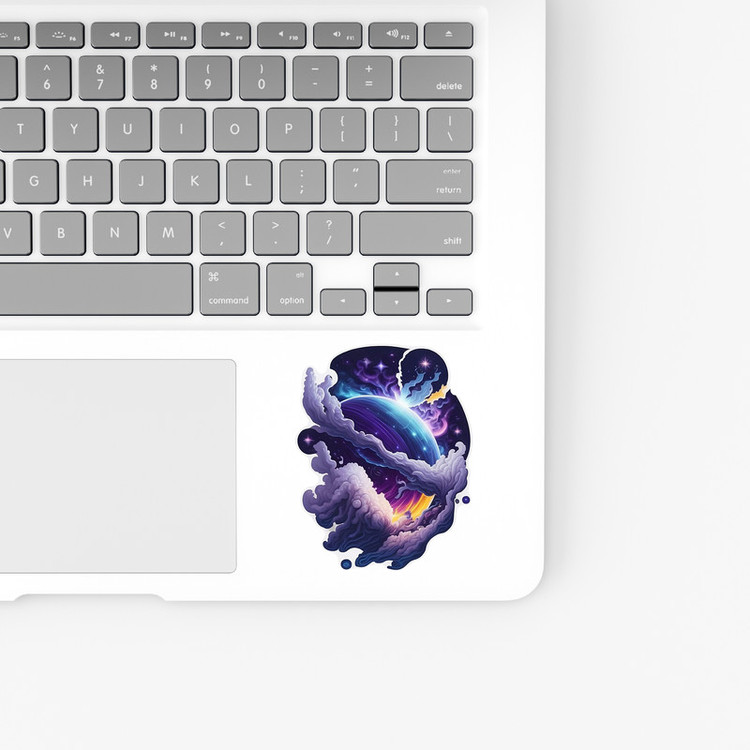 استیکر لپ تاپ و موبایل بووم طرح Galaxy مدل Cosmic Dream کد ZX053
