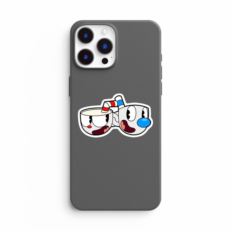 استیکر لپ تاپ و موبایل بووم طرح فنجون مدل Cuphead کد ZX054