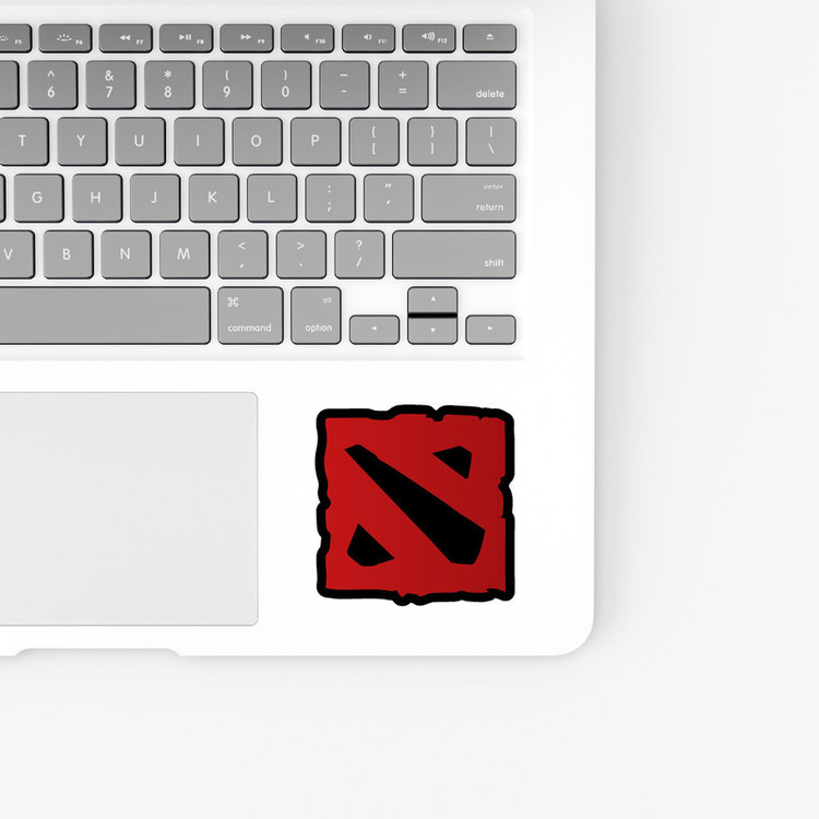 استیکر لپ تاپ و موبایل بووم طرح بازی Dota2 مدل Logo کد ZX074