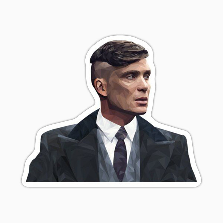 استیکر لپ تاپ و موبایل بووم طرح سریال Peaky Blinders مدل Shelby کد LB71