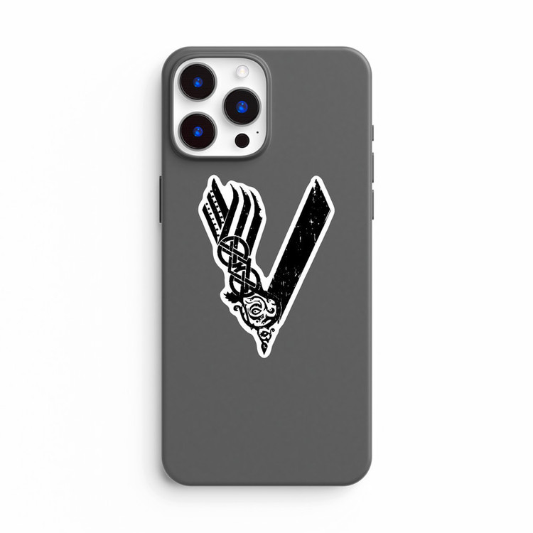 استیکر لپ تاپ و موبایل بووم طرح سریال Vikings مدل Logo کد LB57
