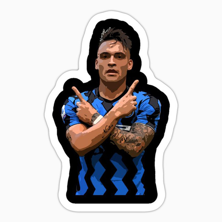 استیکر لپ تاپ و موبایل بووم طرح Lautaro Martinez کد LB51