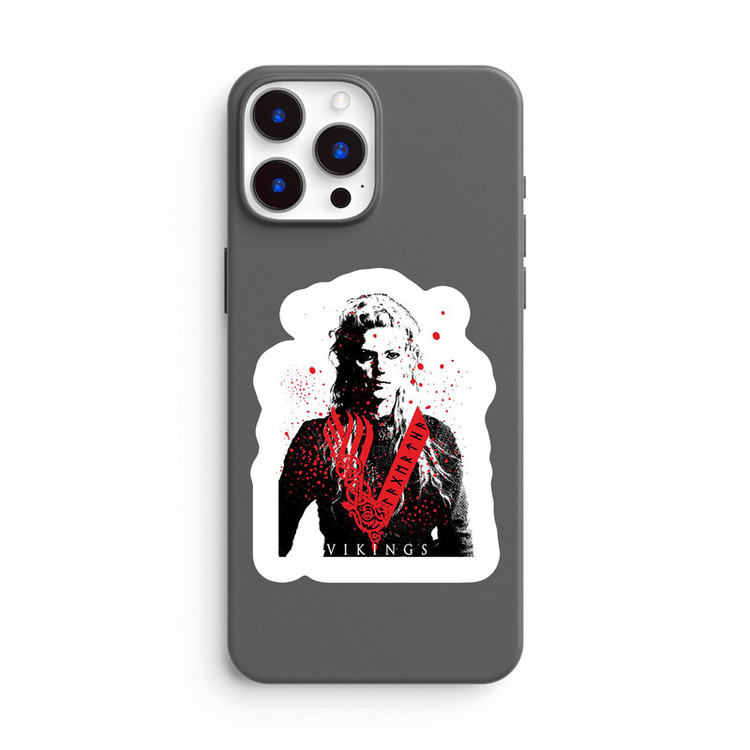 استیکر لپ تاپ و موبایل بووم طرح سریال Vikings مدل Lagertha Lothbrok کد LB89