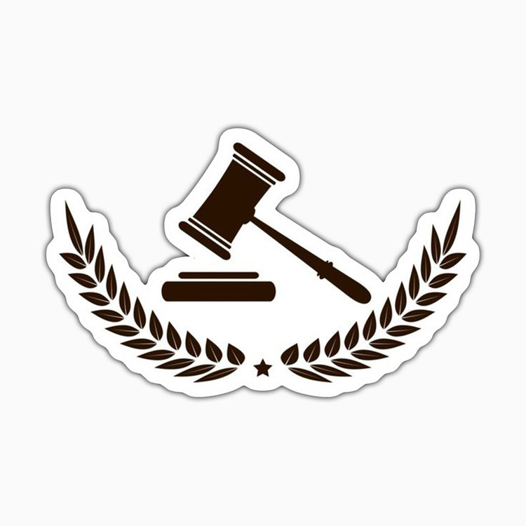 استیکر لپ تاپ و موبایل بووم طرح عدالت کد ET27