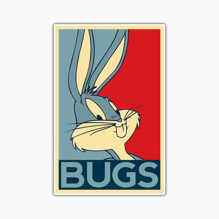 استیکر لپ تاپ و موبایل بووم طرح کارتون Bugs Bunny کد ET13