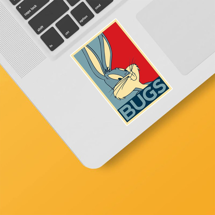 استیکر لپ تاپ و موبایل بووم طرح کارتون Bugs Bunny کد ET13