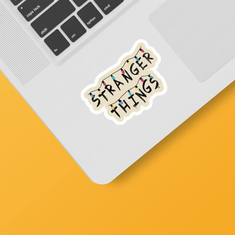 استیکر لپ تاپ و موبایل بووم طرح سریال stranger things کد M43