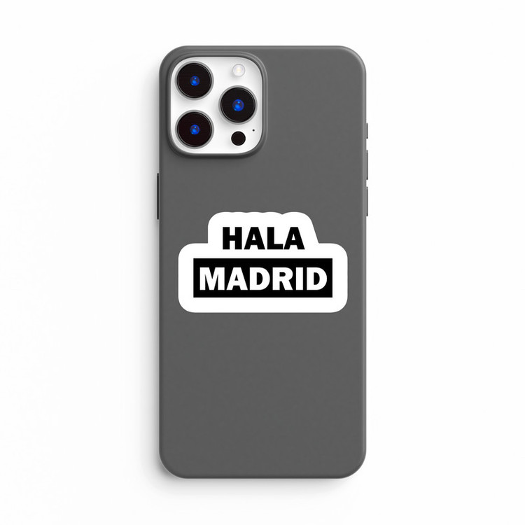 استیکر لپ تاپ و موبایل بووم طرح نوشته مدل Hala Madrid کد BM122