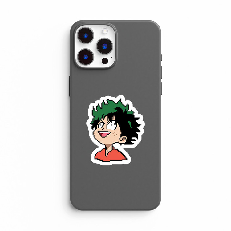 استیکر لپ تاپ و موبایل بووم طرح انیمه My Hero Academy مدل Funny Deku کد BM142