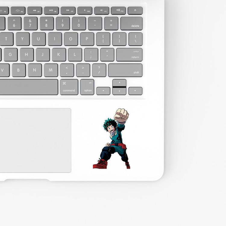 استیکر لپ تاپ و موبایل بووم طرح انیمه My Hero Academy مدل Deku7 کد BM11