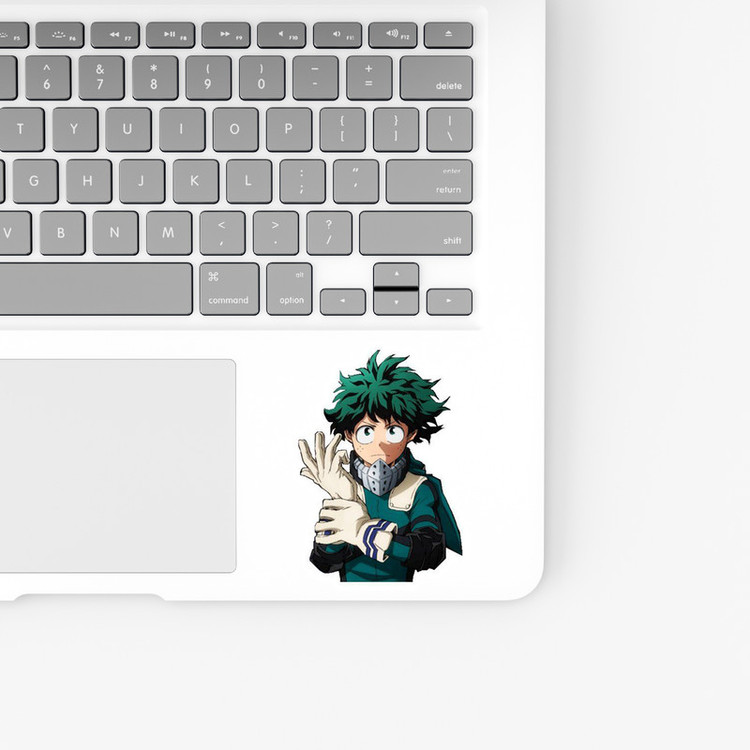 استیکر لپ تاپ و موبایل بووم طرح انیمه My Hero Academy مدل Deku1 کد BM104