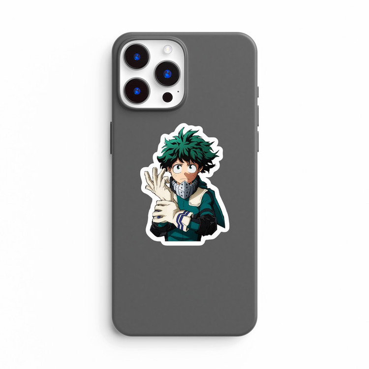 استیکر لپ تاپ و موبایل بووم طرح انیمه My Hero Academy مدل Deku1 کد BM104