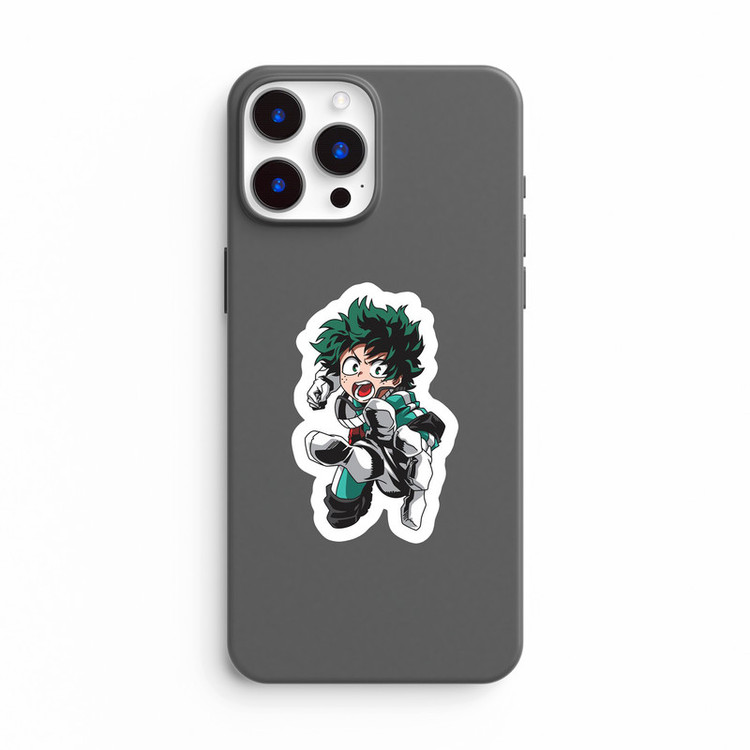استیکر لپ تاپ و موبایل بووم طرح انیمه My Hero Academy مدل Deku کد BM128