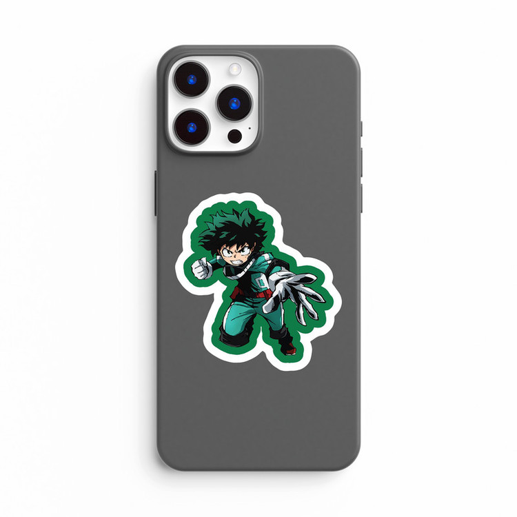 استیکر لپ تاپ و موبایل بووم طرح انیمه My Hero Academy مدل Deku5 کد BM129