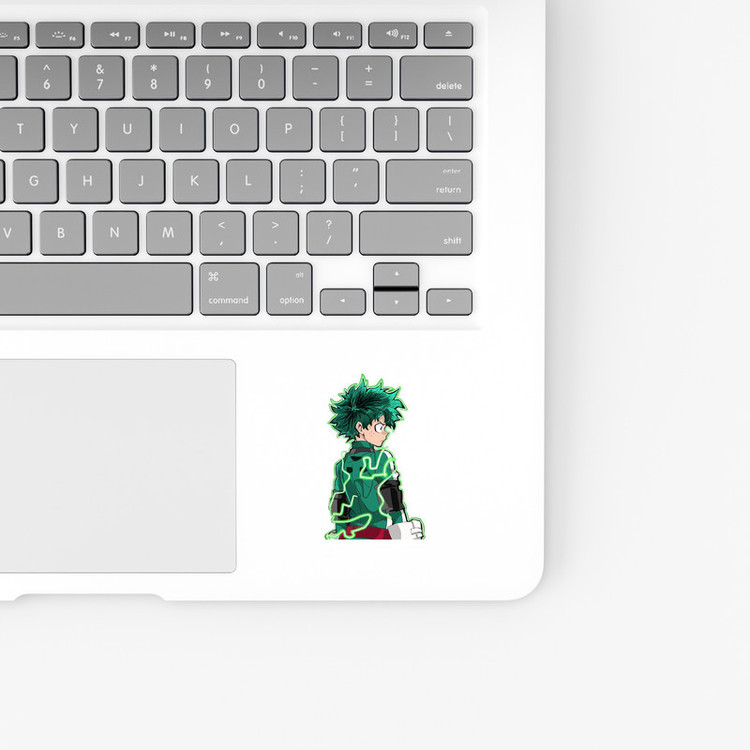 استیکر لپ تاپ و موبایل بووم طرح انیمه My Hero Academy مدل Deku2 کد BM133