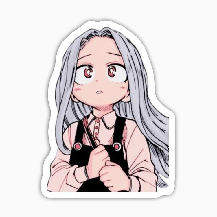 استیکر لپ تاپ و موبایل بووم طرح انیمه My Hero Academy مدل Cute Girl کد BM148