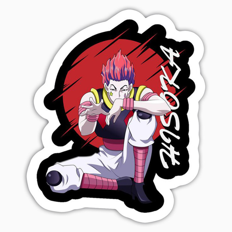 استیکر لپ تاپ و موبایل بووم طرح انیمه Hunter X Hunter مدل Hisoka کد BM126