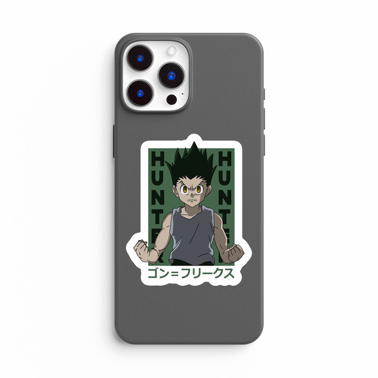 استیکر لپ تاپ و موبایل بووم طرح انیمه Hunter X Hunter مدل Gon کد BM120