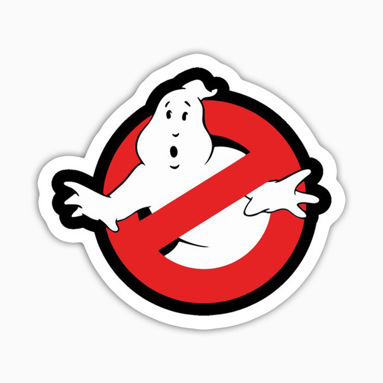 استیکر لپ تاپ و موبایل بووم طرح Ghost Busters مدل لوگو کد BM119