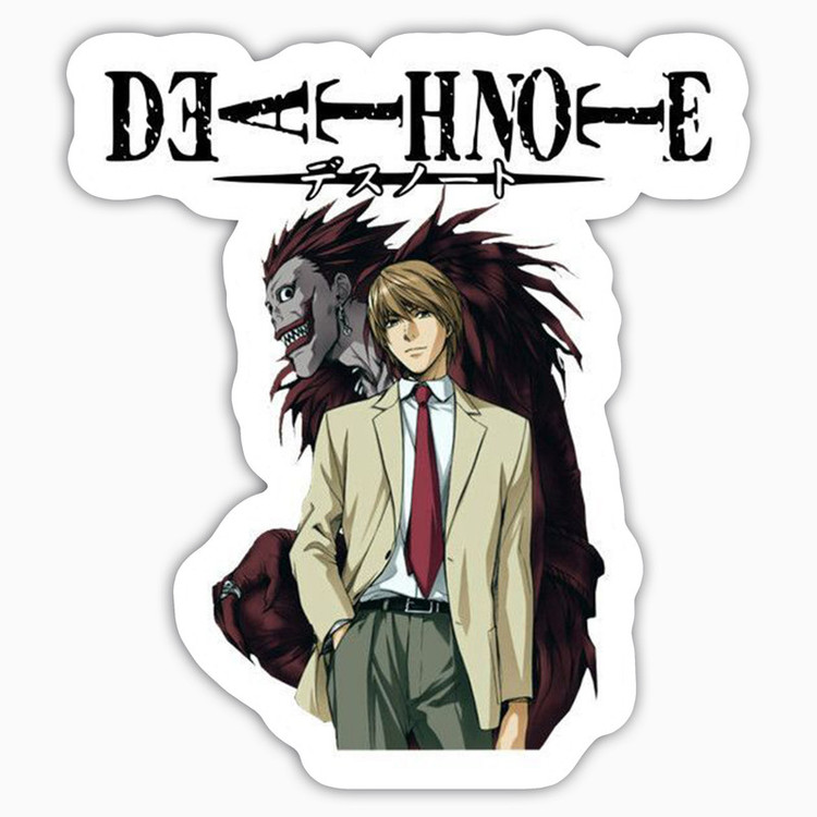 استیکر لپ تاپ و موبایل بووم طرح انیمه Death Note مدل Light کد BM140