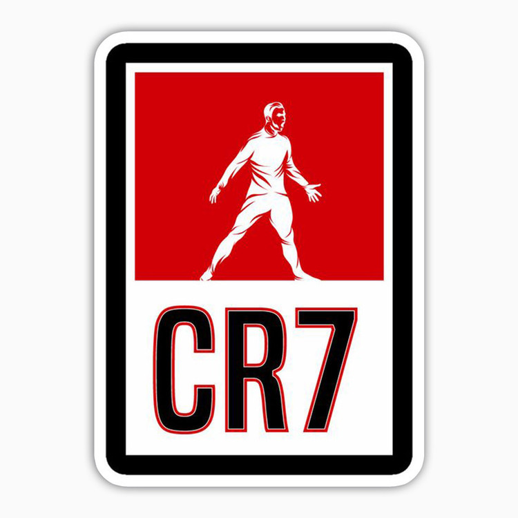 استیکر لپ تاپ و موبایل بووم طرح رونالدو مدل CR7 کد JD26
