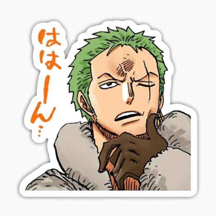 استیکر لپ تاپ و موبایل بووم طرح انیمه One Piece مدل Roronaoa Zoro کد JD27